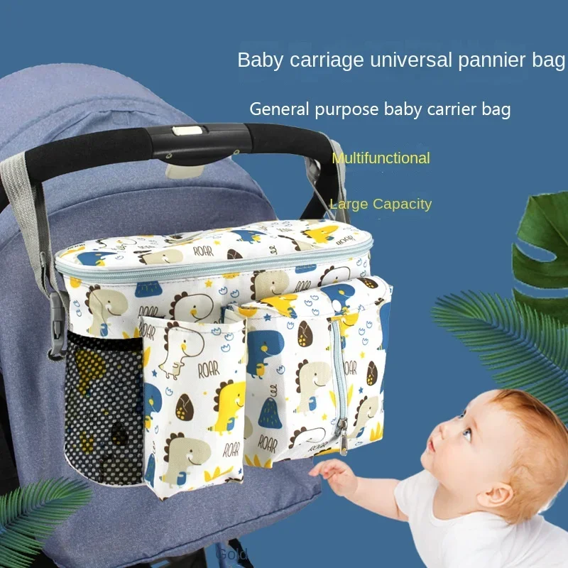 Baby Stroller Hanging Bag Multifunctional Storage Mummy high-capacity Going Out Water cup milk powder