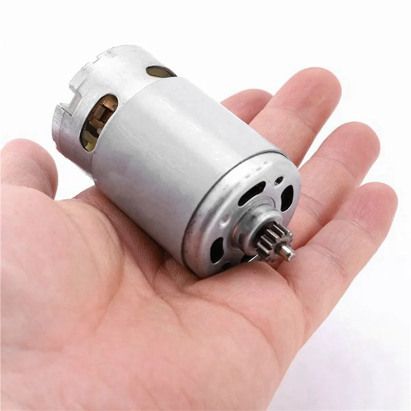 ABLJ 4X DC RS550 มอเตอร์ 13 ฟันเปลี่ยนสําหรับสว่านไร้สายไขควง GSR GSB 12V อะไหล่