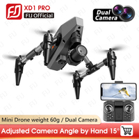 XD1 PRO Mini Drone Dual Camera Drones Optical Flow Headless Mode Remote Control Aircraft Quadcopter Christmas Gifts RC Kids Toys