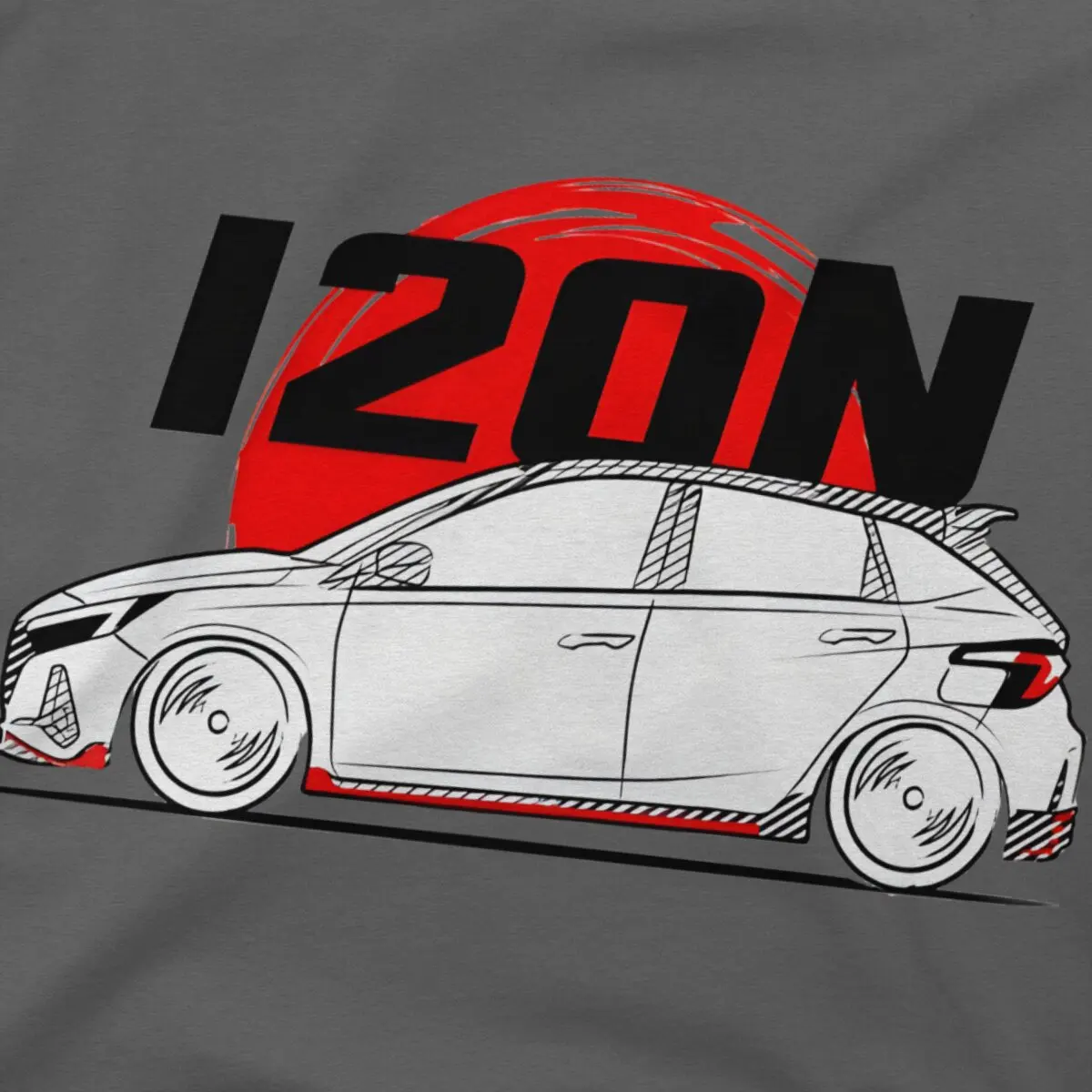 Racing I20 N KDM T-Shirts Men KDM Novelty Pure Cotton Tees O Neck Short Sleeve T Shirt New Arrival Clothing view 3