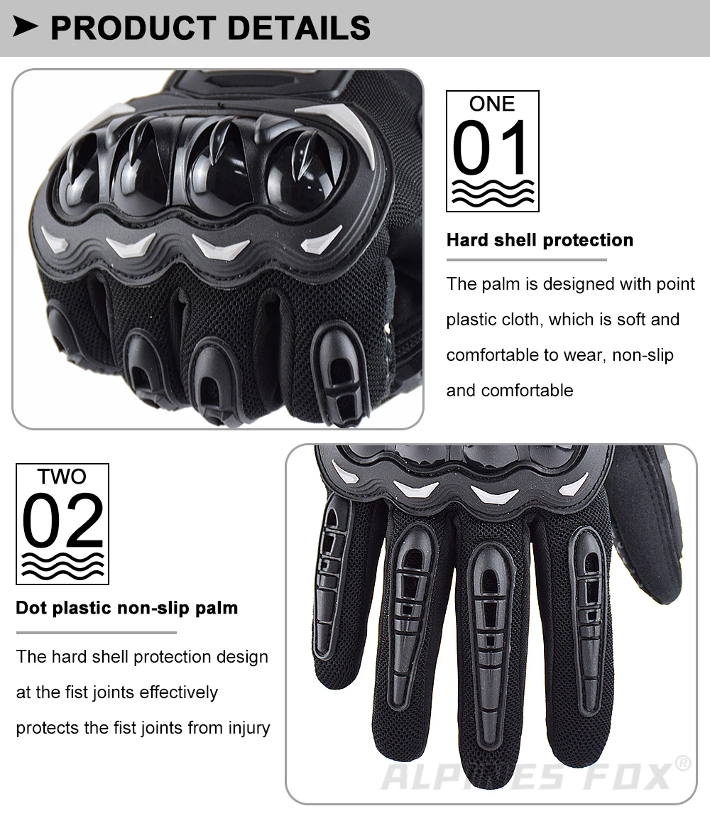 VEMAR Sommer Motorrad Handschuhe Männer Schwarz Voll Finger Touchscreen Radfahren ATV MTB Guantes Moto Luvas Fahrrad Reiten Handschuh Frauen Rot – Detail 23