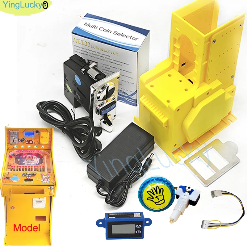 موزع بطاقات آلة تعمل بقطع النقود المعدنية يقبل أقصى نطاقًا من 6.3*8.6 سنتيمتر مجموعة آلة بيع البطاقات ذاتية الصنع #1