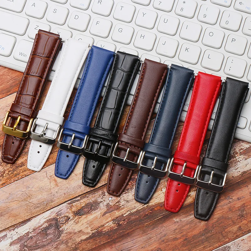 For Citizen AN3660 Leather watch strap for Bull head panda dial watch AN3660-81A/81E/81L 18MM wristband Men's bracelet