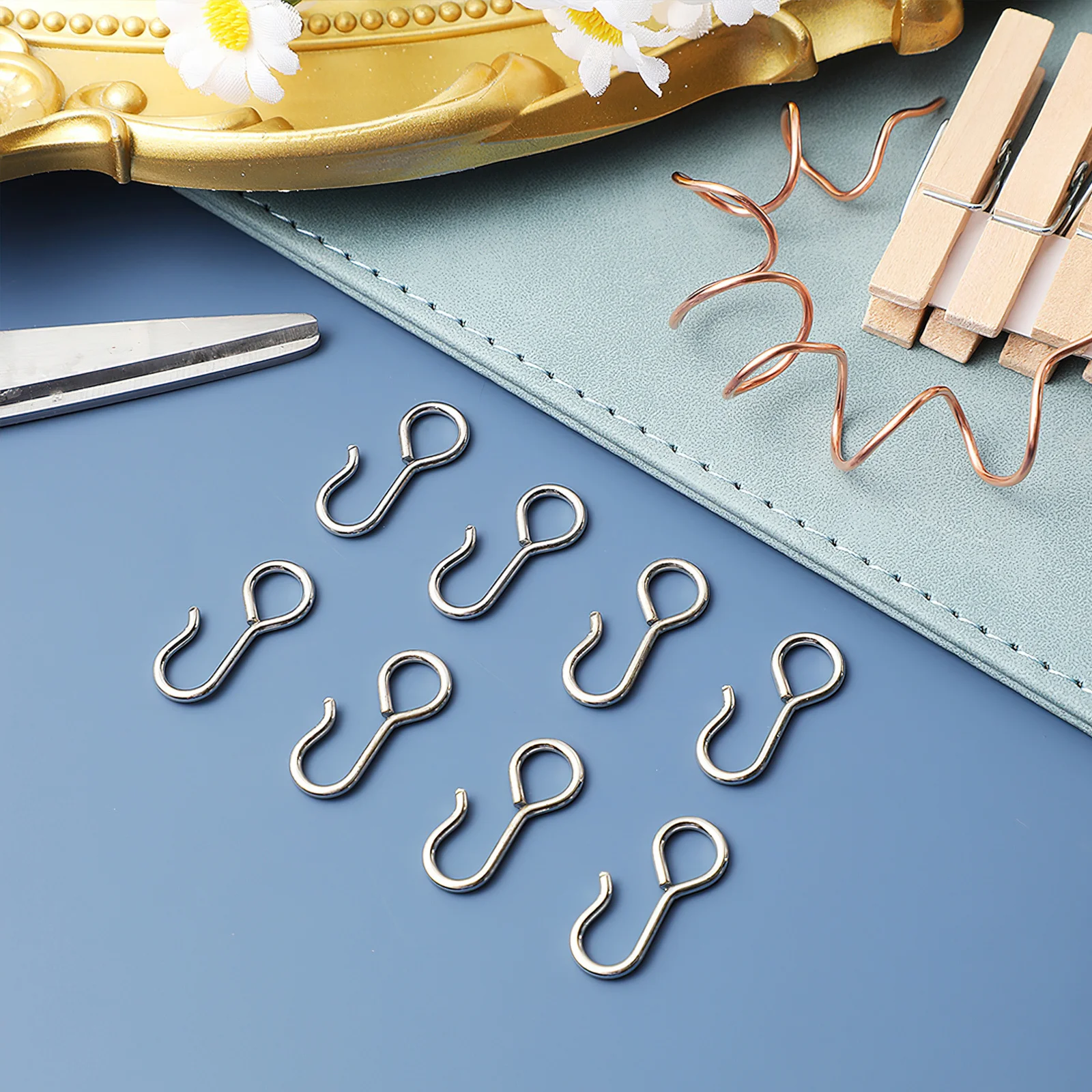 

Levemolo 10pcs Metal J Hooks for Universal Fit Seat Cover Hangers Organizers Back Seat