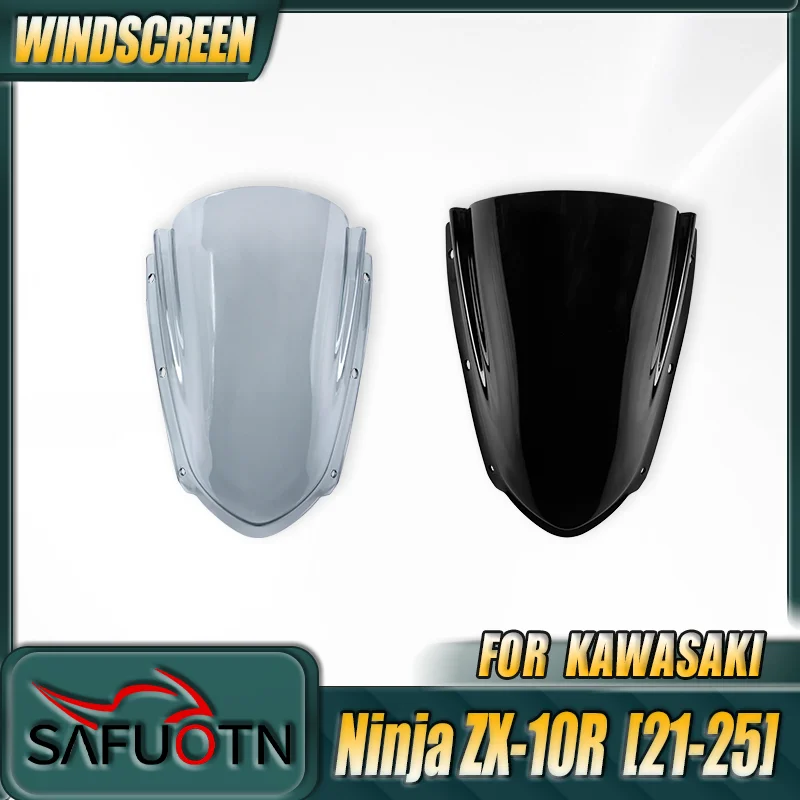 

Motorcycle Wind Deflector Screen Shield Windshield Windscreen for Kawasaki Ninja ZX-10R 2021 2022 2023 2024 2025