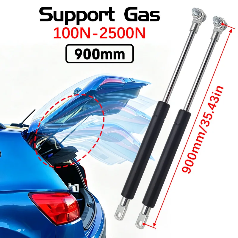 2x 900mm 800/1000/1500/2000/2500N Universial Car Gas Struts Spring Shocks Lift Supports RV Windows Absorber Hydraulic Strut Bar
