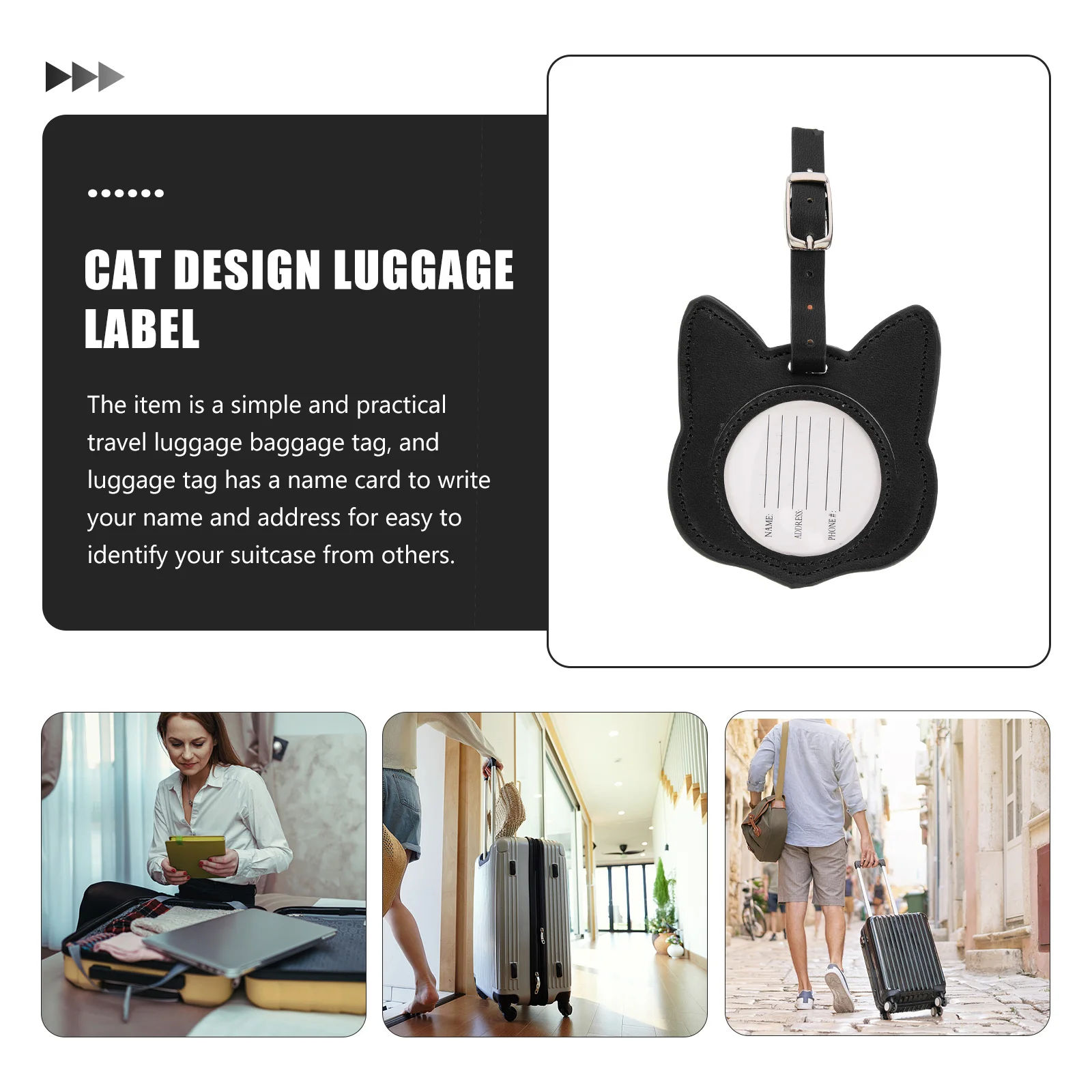 لحقائب السفر حقيبة واق من المطر إكسسوارات السفر خفيفة الوزن محمولة مادة البولي يوريثان الاستخدام العملي اتقان غرامة تصميم القط الأمتعة