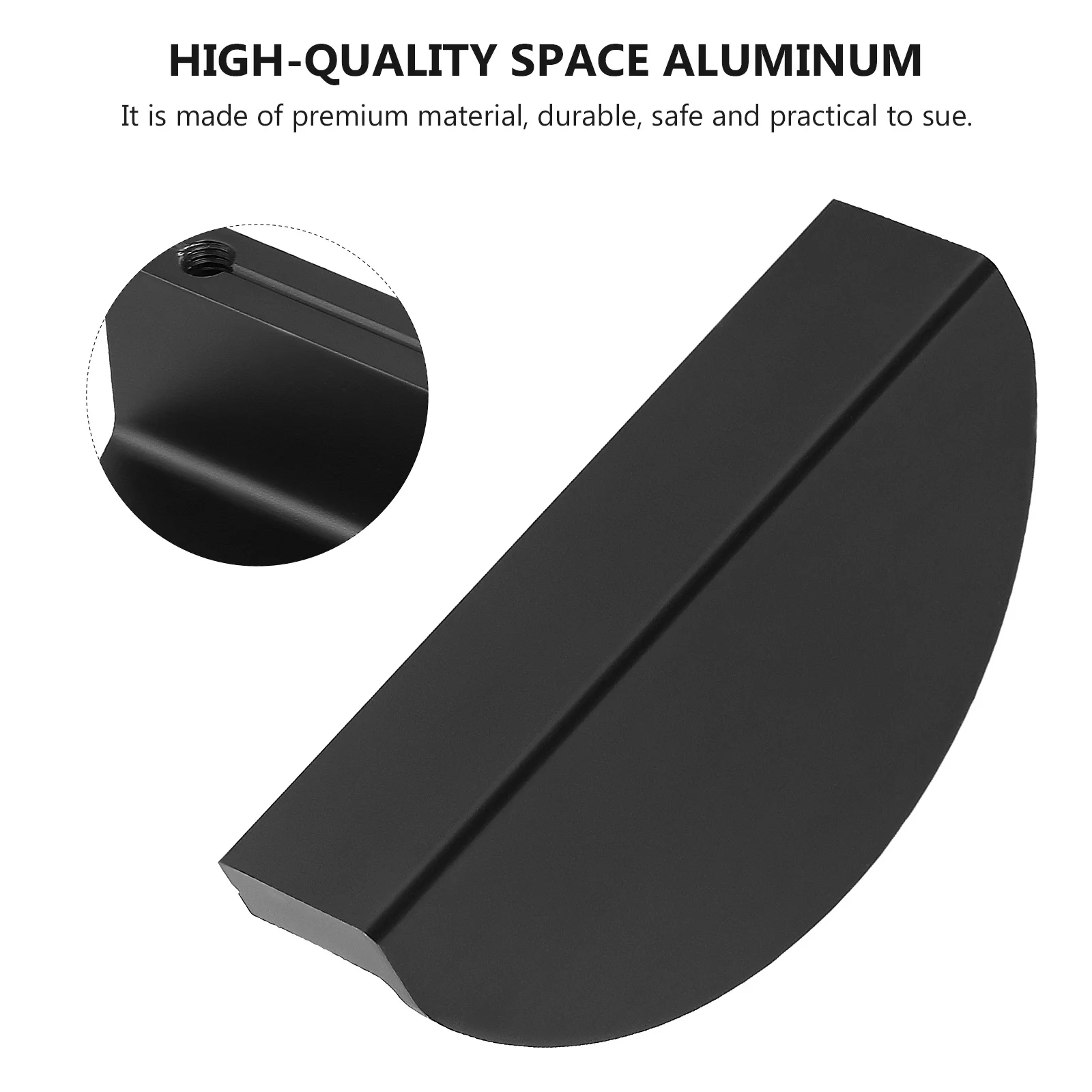

4Pcs Elegant Semicircular Drawer Knobs Premium Durable Door Handle Perfect for Cabinets Wardrobe Cabinet Handle