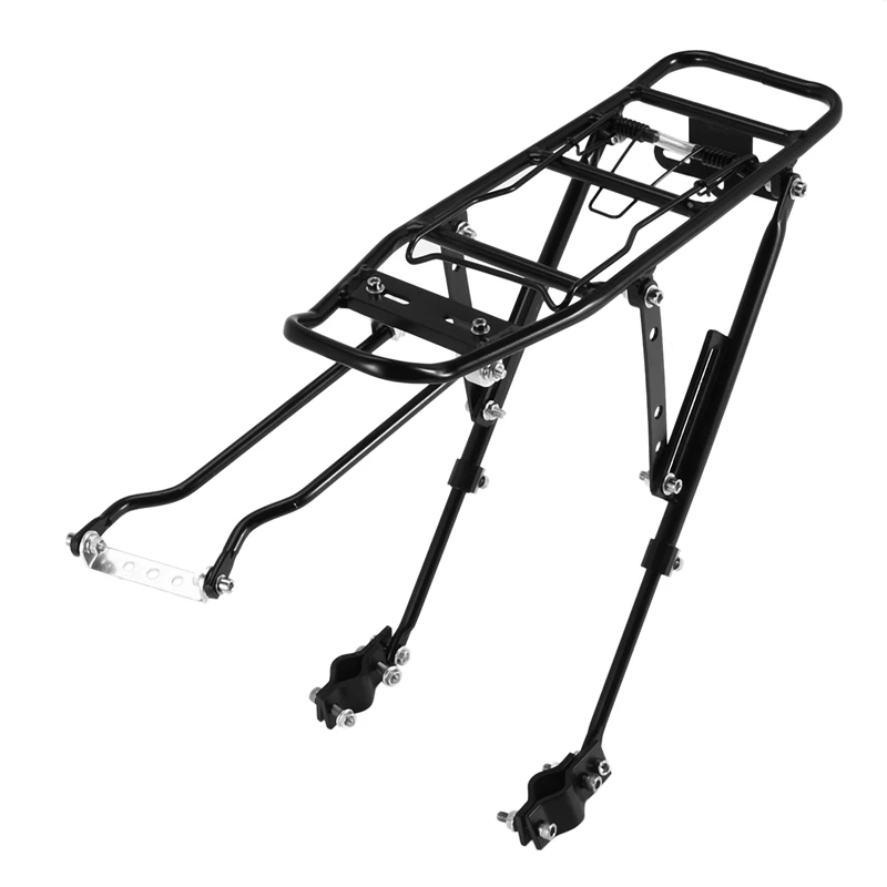 دراجة البضائع رف مكبح قرصي سبائك الألومنيوم دراجة الرف الخلفي الطريق الدراجة طوي الدراجات السلة الناقل رف الأمتعة-ABFB