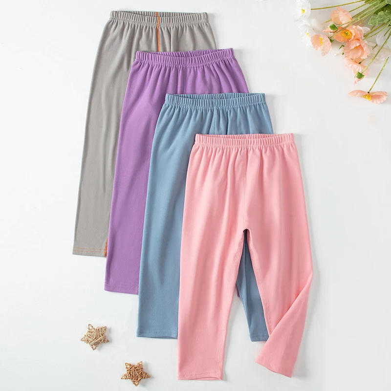 4-Piece Children's Autumn/Winter Warm Splicing Multi-Color Suitable For Both Boys/Girls Casual Daily Comfortable Pajamas Long