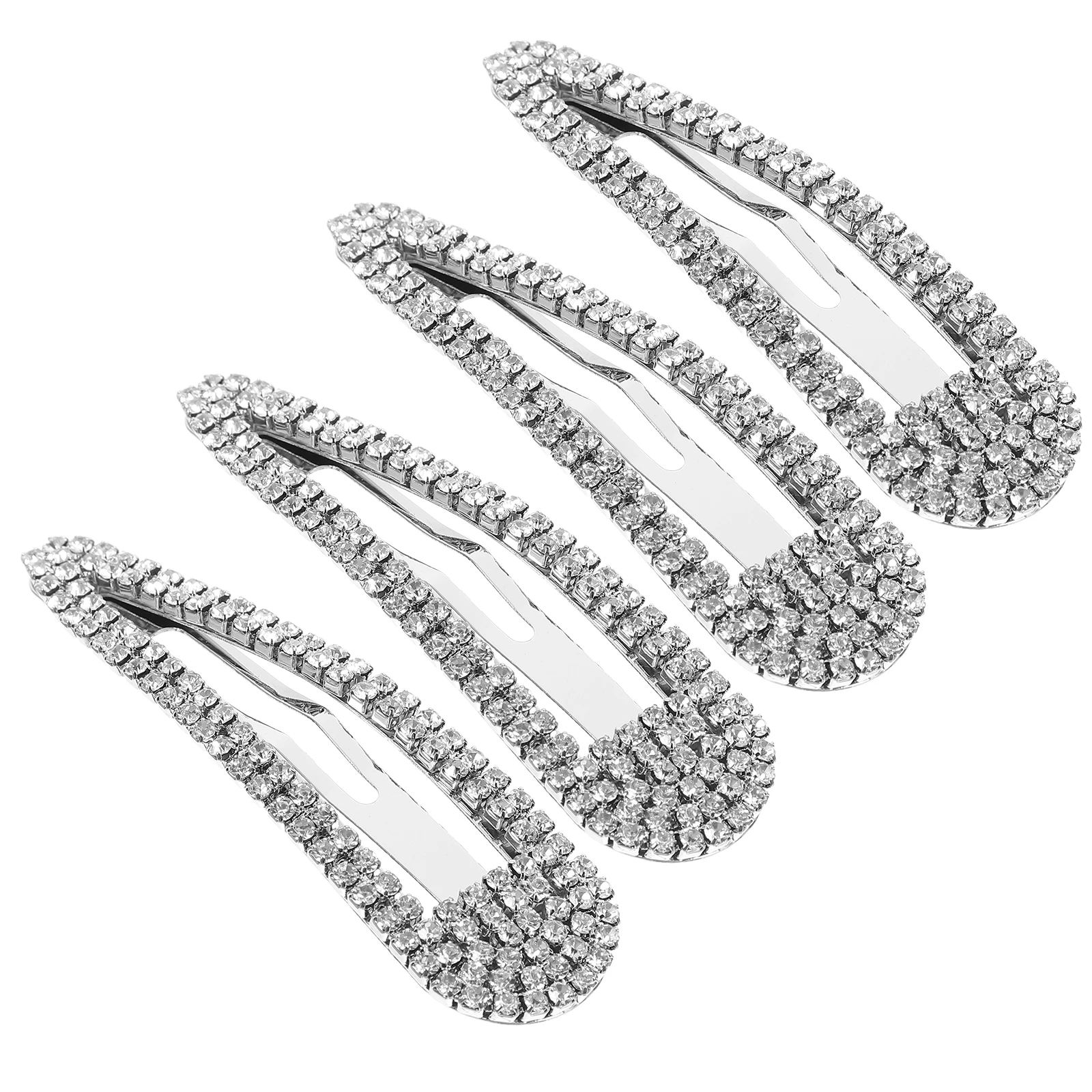 

4 Pcs Rhinestone Hair Clip Clips for Styling Decorative ing Rhinestones Adult