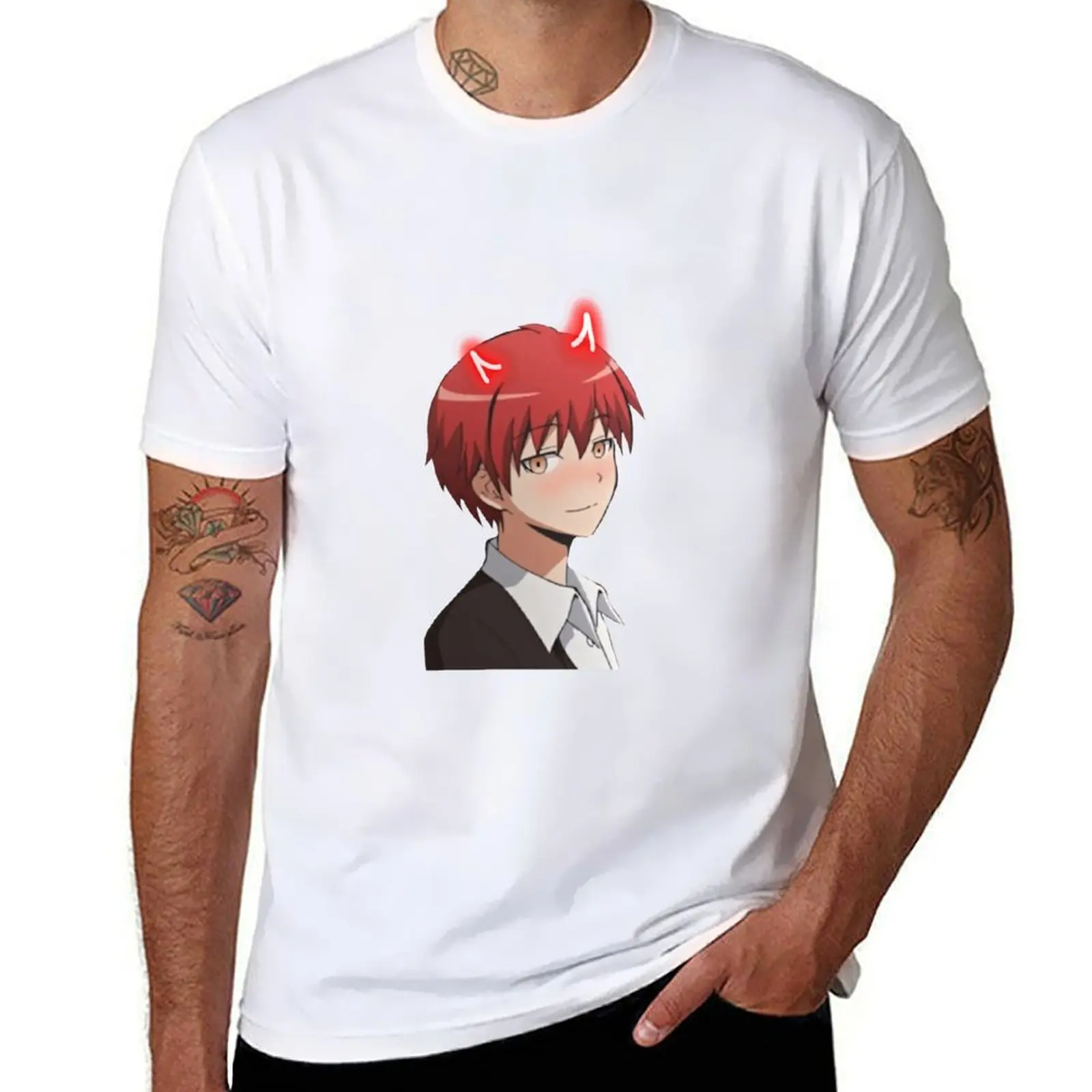 

karma akabane T-Shirt man t shirts cotton cotton t shirt pack T-Shirt