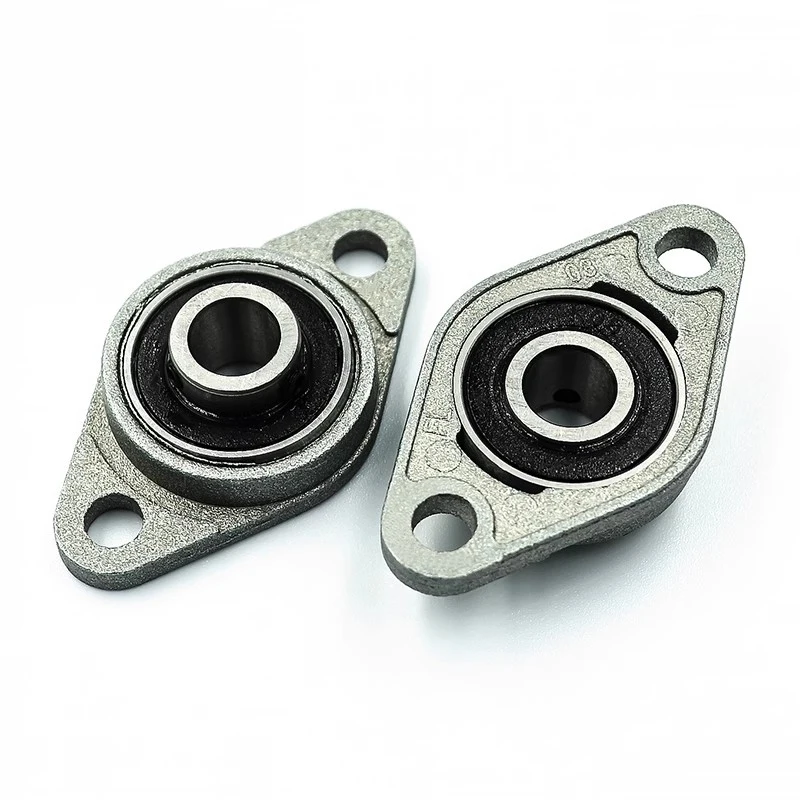 2-100Pcs 3D Printer Dedicated Diamond KFL-08 Bearing Seat Zinc Alloy Micro Bearing with Seat