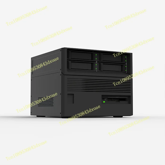 Beverly Treasure 4-Disk NAS Chassis SFX Power Supply uATX Motherboard Home Flybull Black Group UNRAID