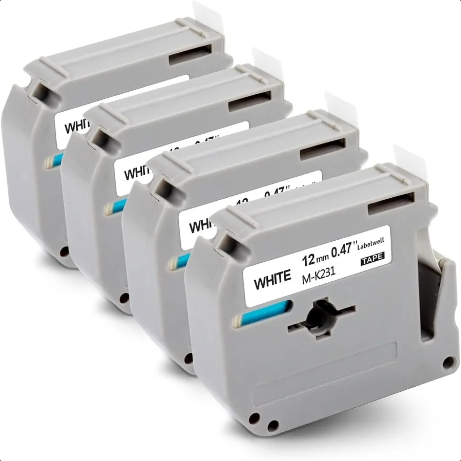 

Замена ленты MK231 для ленты для этикеток Brother 12 мм 0,47 дюйма MK231 M231 MK231s Работа с PTouch PTM95 PTM95 PT65 PT45 PT