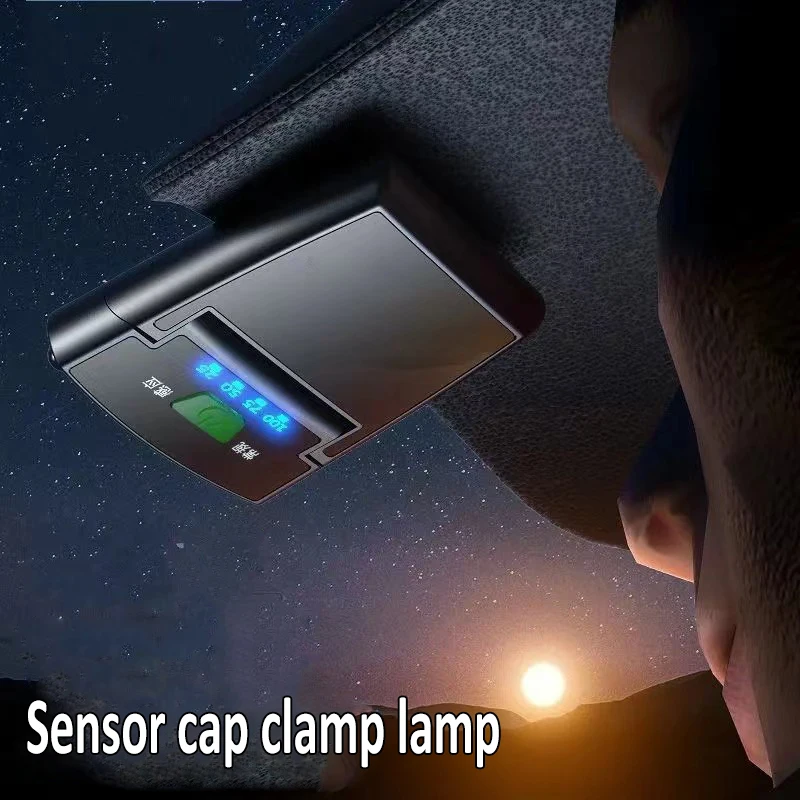 

Smart Motion Sensor Headlamp Night Fishing Cap Clamp Lamp Powerful Rechargeable Headlight Mini Cap Light Head Lamp