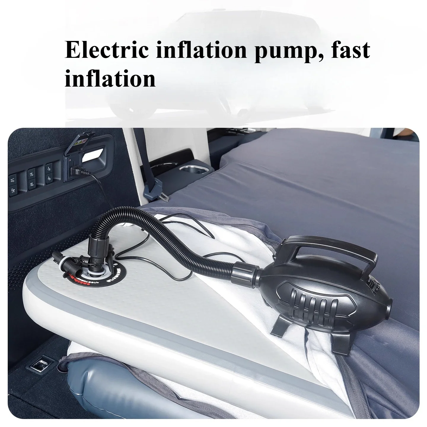 For Zeekr 9X Car Inflatable Mattress Outdoor Travel Sleeping Pad Car Trunk Self Driving Tour Air Cushion Bed Picnic Travel Bed