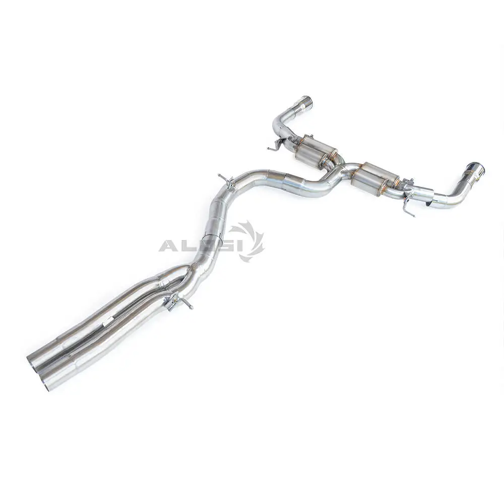 Custom Catback Exhaust for Audi RS3 2.5T 2017-2023 Custom Valve Sports Exhaust System Exhaust Muffler 3.5 Inch Large Diameter