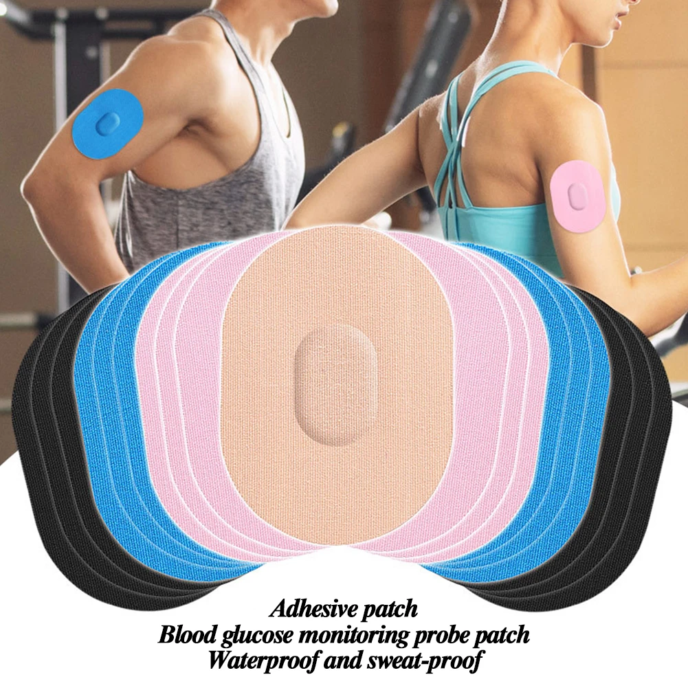 

Потозащитная наклейка на зонд, 10 шт., невидимый датчик, клейкая нашивка, дышащая самоклеящаяся наклейка для контроля уровня глюкозы в крови