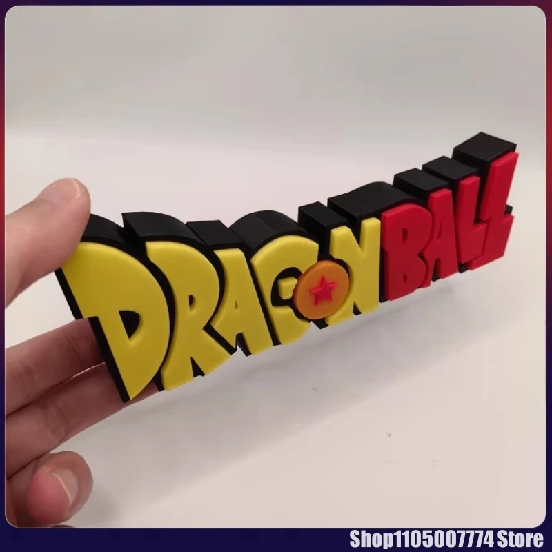 

2026 Hot Sale Dragon Ball Logo Standing Sign 3d Printing Handmade Sign Desktop Ornament Collection Model Toys Holiday Gifts