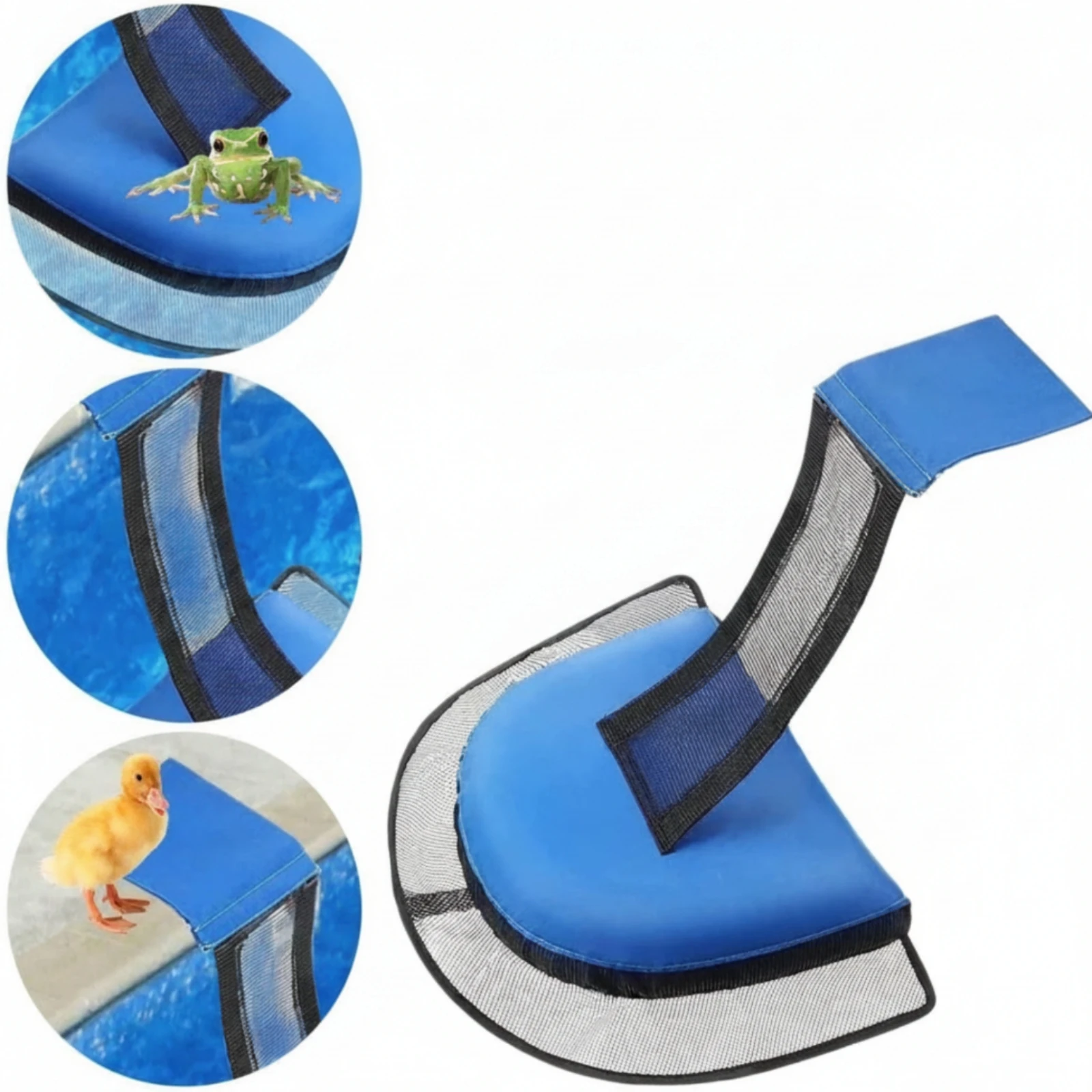 Pool Escape Ramp Waterproof Animal Saving Ramp Easy to Install Portable for Small Animals, Swimming Pools, Spas