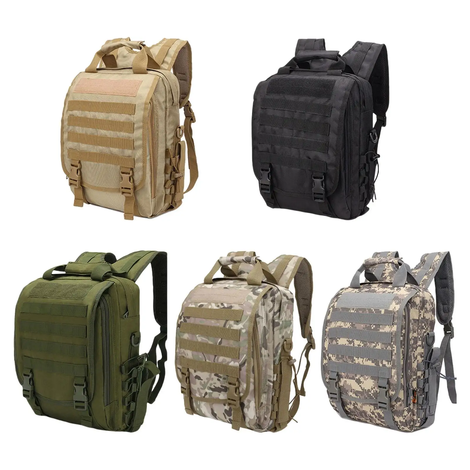 

Waterproof Tactical Backpack Molle Rucksack Shoulders Bag 10L Military Daypack for Traveling Hiking Camping Trekking Running