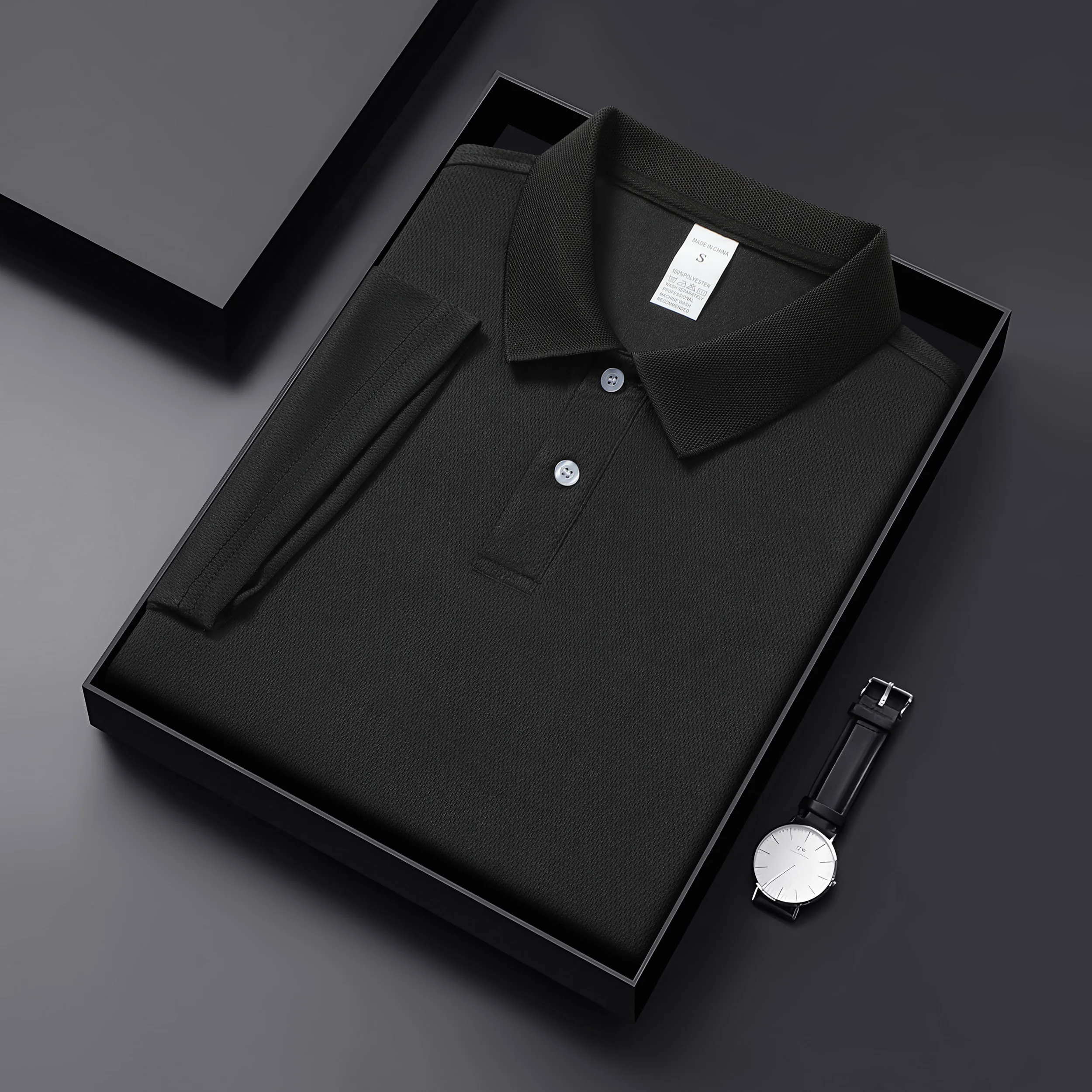 

New Mens Short Sleeve Polo Shirt Solid Color Streetwear Lightweight Lapel Tshirts for Men Summer Jogging Sport Tops