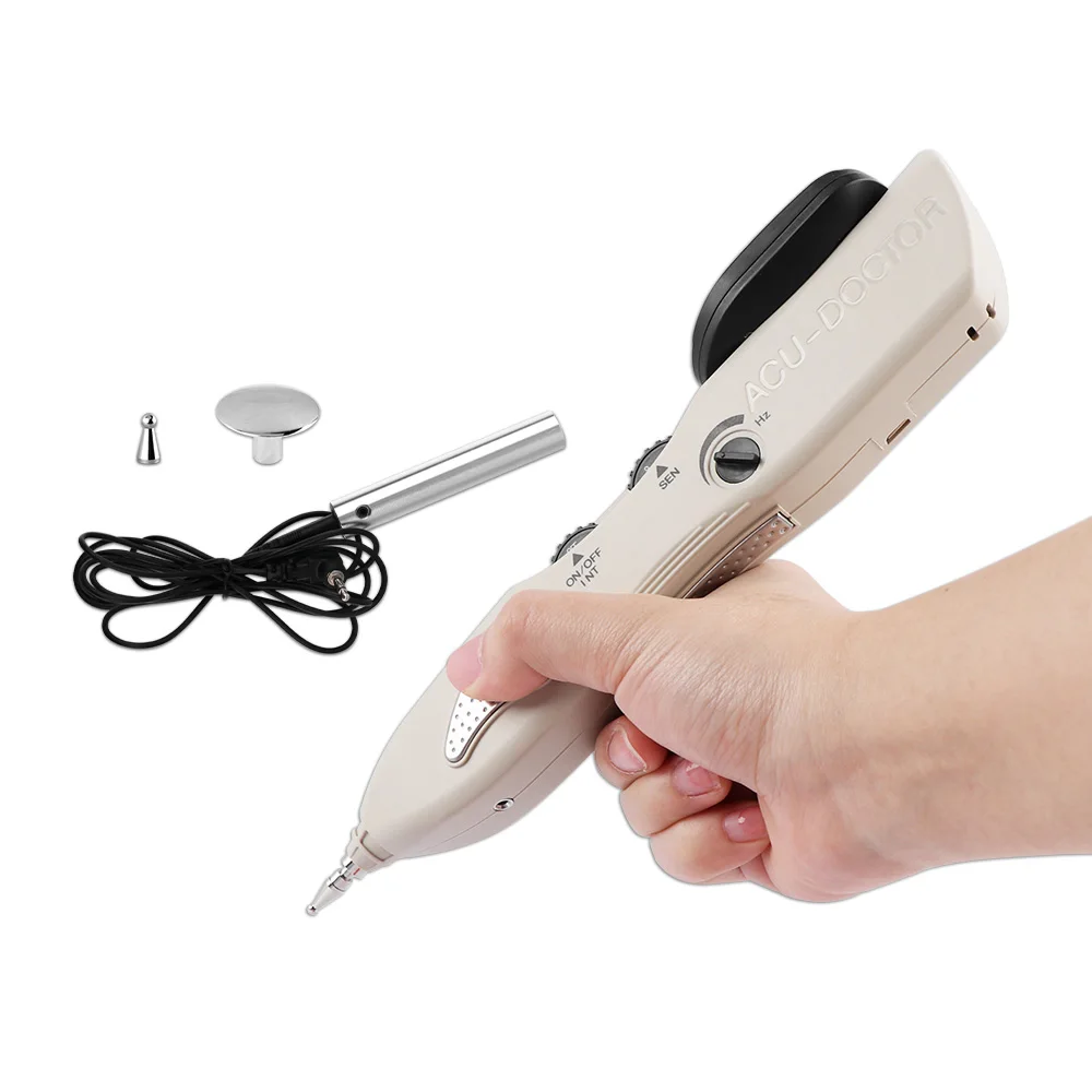 Electronic Acupuncture Pen Point Detector Acupressure Massage Electric Acupuncture Meridian Pen Pain Therapy Face Care Health