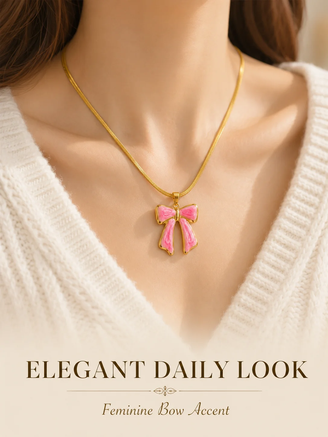 Bow Necklace Earrings Set, Gol - Ribbon Bow Gift review and price
