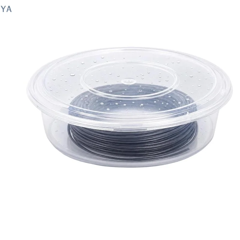 【A】10Pcs Transparent PP Spool Storage Box Large Round Filament Organizer Container For 3D Printing Consumables Storage Organizer