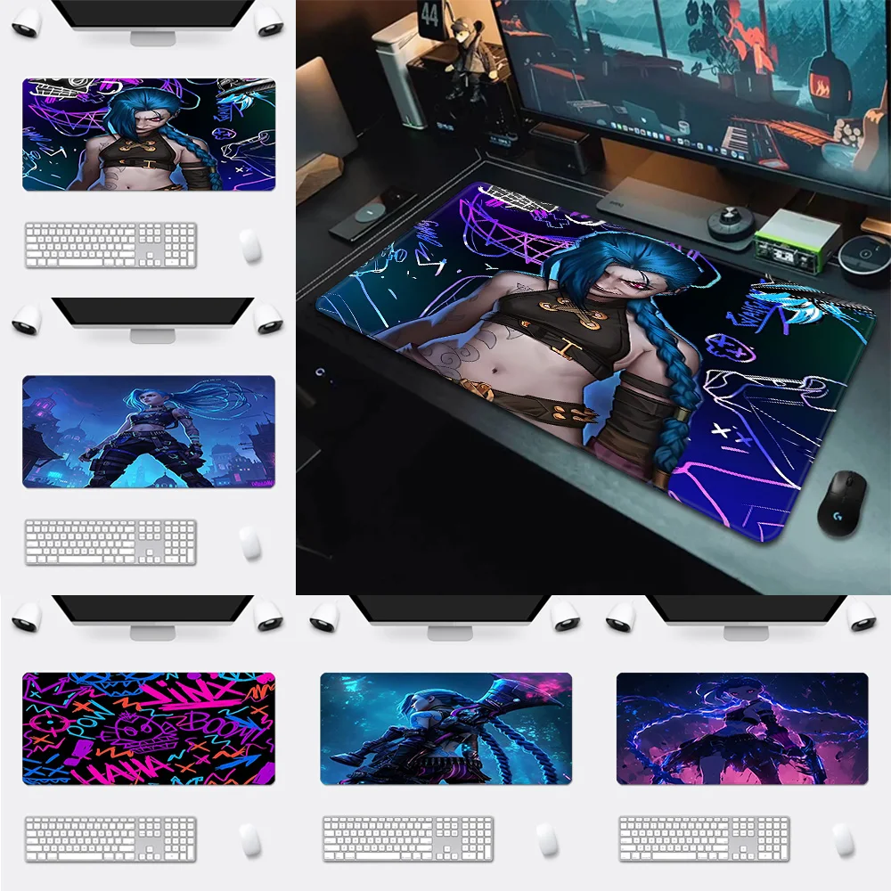 

Classic game For Jinxs Mousepad HD Printing Computer Gamers Locking Edge Non-slip Mouse Pad XXL90x40cm Keyboard PC Desk Pad