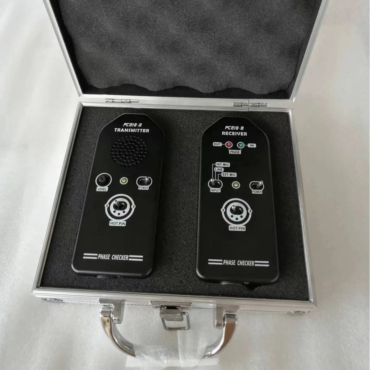 Speaker Phase Tester Audio System Polarity Detector Microphone Loudspeaker Cable Testing Tool Professional Sound Equipment