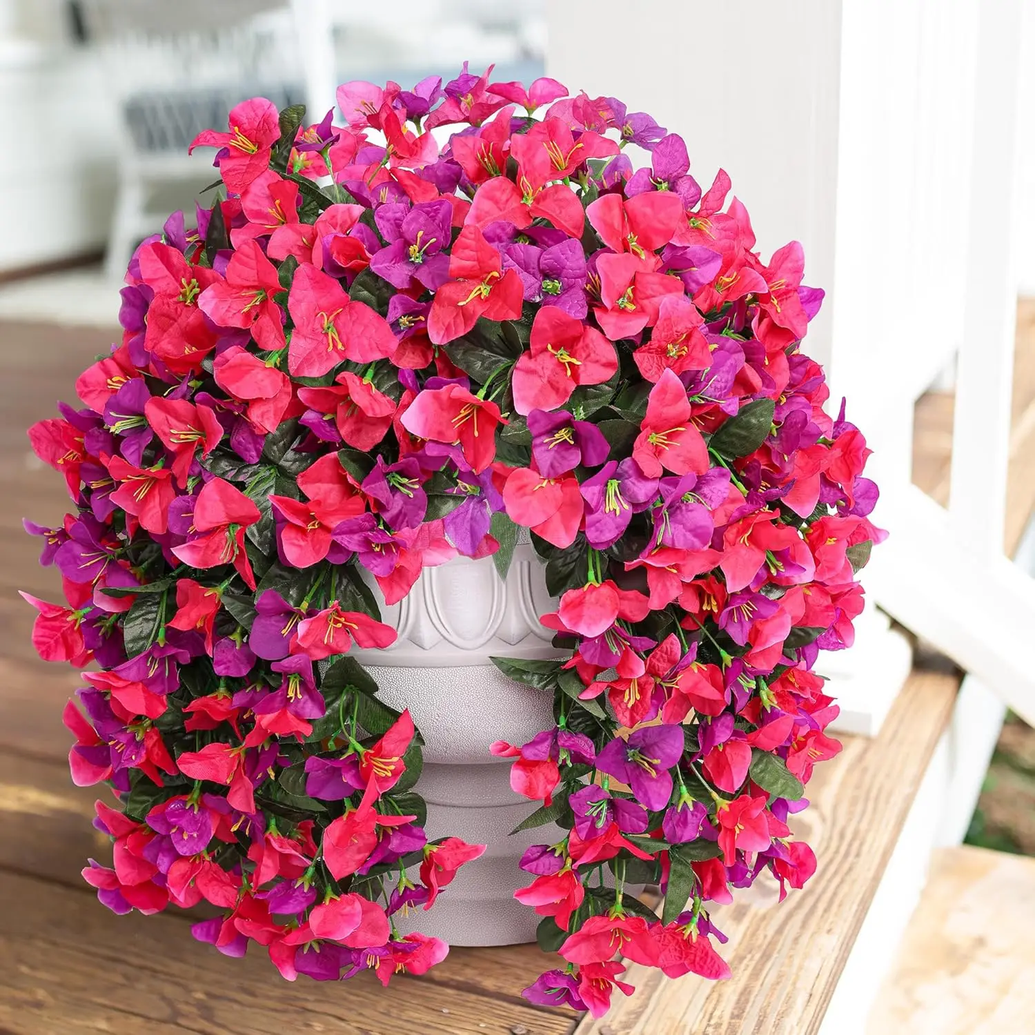 Guirnalda de Flores Artificiales de Buganvilla para Boda, Decoración para el Hogar, Habitación, San Valentín, Jardín, Patio, Pared, Arco, Manualidades, Regalo