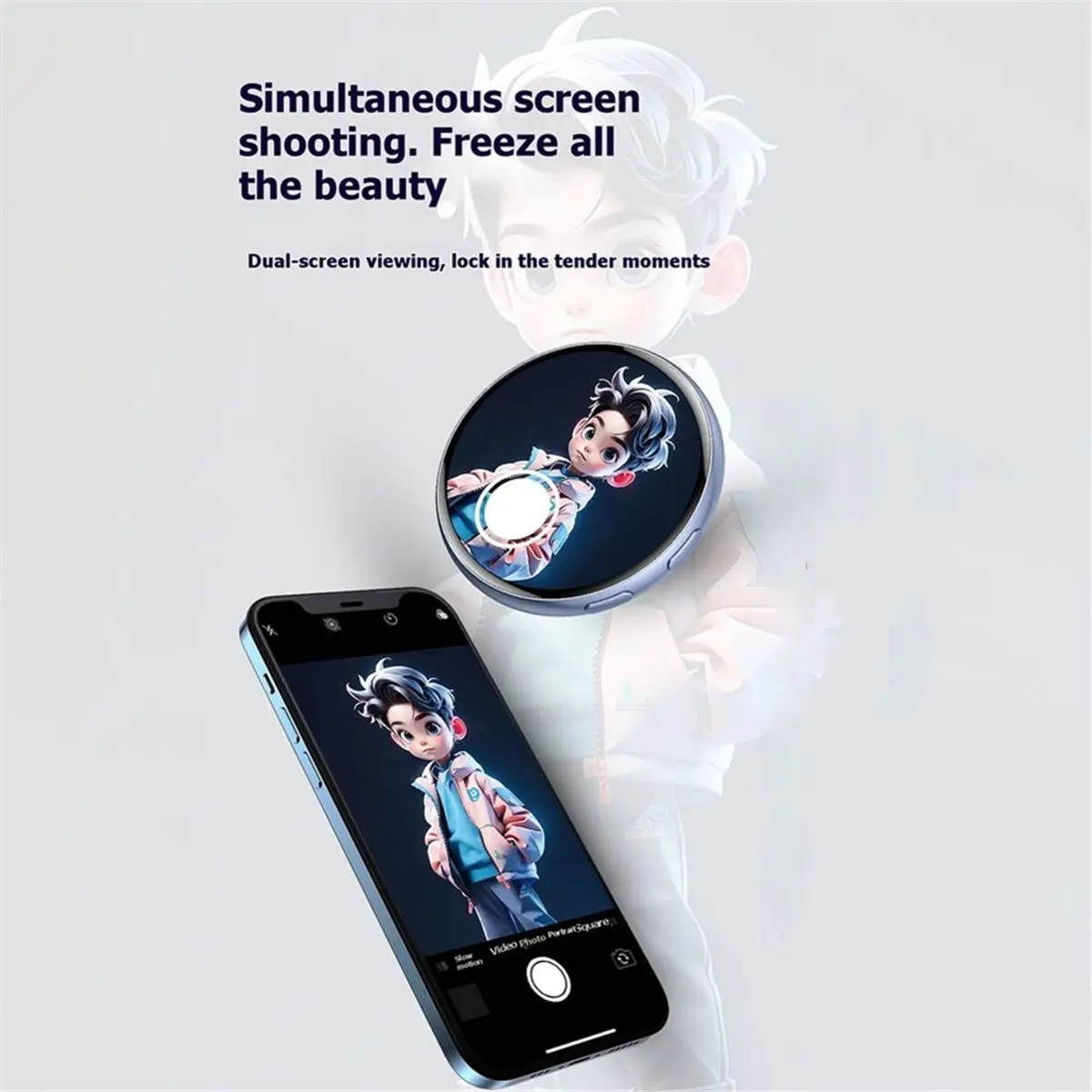 AI Electronic Display Badge Bluetooth6.0 Cyber Badge 1.7