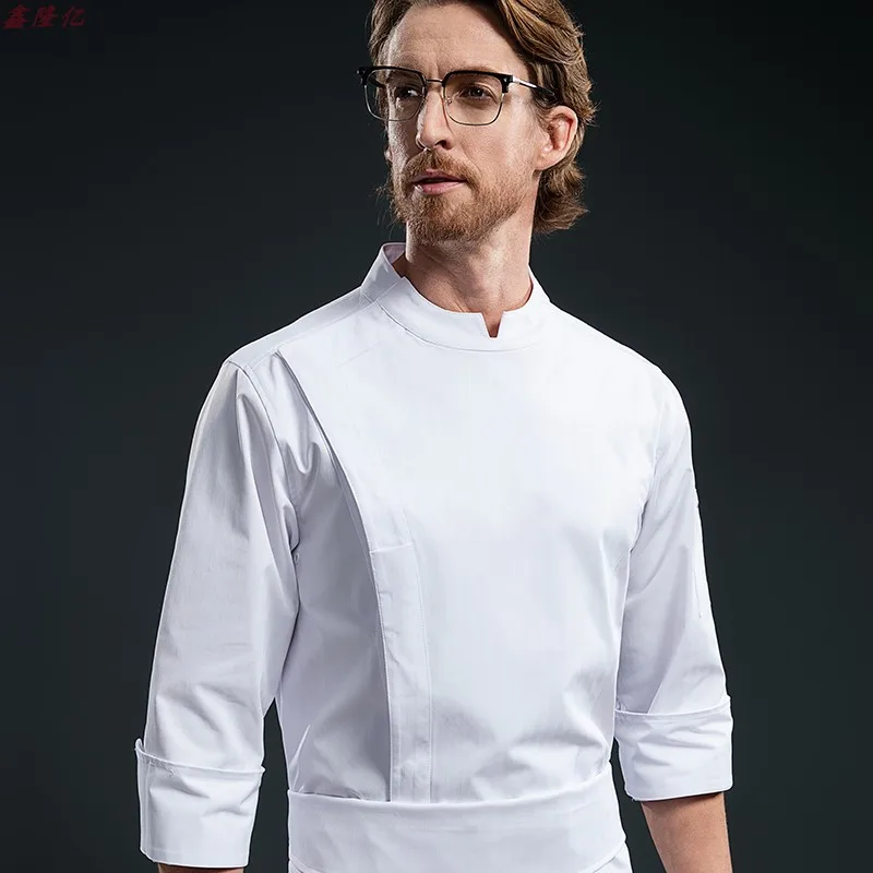 Cake Shop Restaurant occidental Steakhouse cuisine travail uniforme à manches longues restauration Hot Pot Restaurant hôtel automne Chef uniforme f