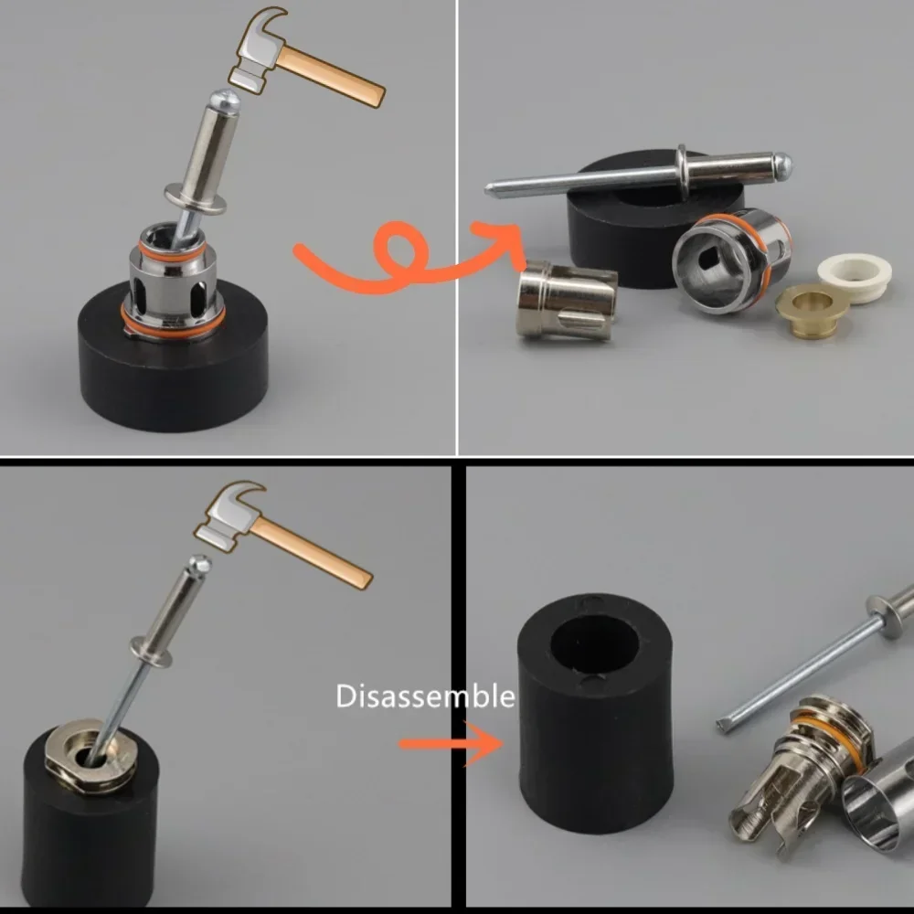 مجموعة أدوات إعادة بناء الصدمات العائمة من سلسلة GeeK B,P,Z مجموعة استبدال 0.15/.2/.4/.6/1.2 أوم