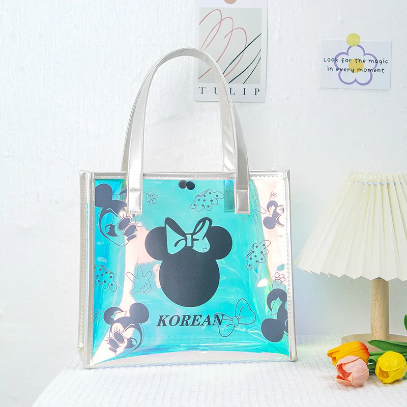 

New Diseny Original cartoon Kitty Kids PVC Shoulder Bags Girl Boys Cute Mickey Mouse gift Bag