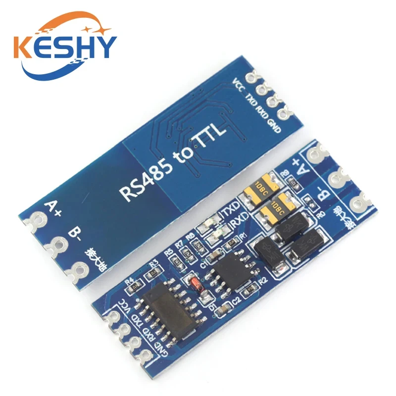 TTL Turn To RS485 Module Hardware Automatic Flow Control Module Serial UART Level Mutual Conversion Power Supply Module 3.3V 5V