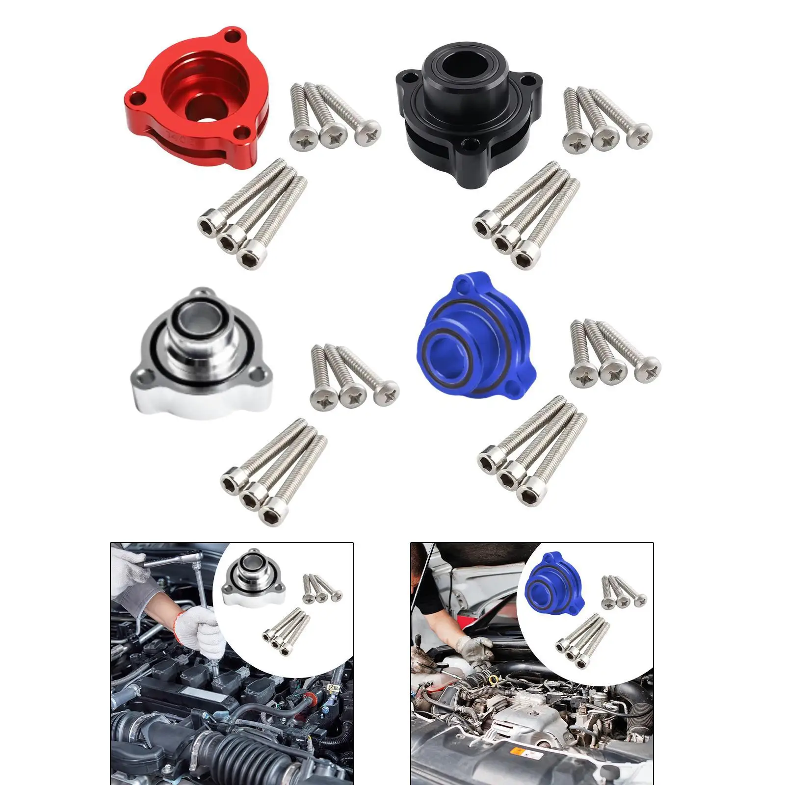 Aksesori Adaptor Katup Tiup untuk GMC Sierra 2019-2023 2.7 Turbo