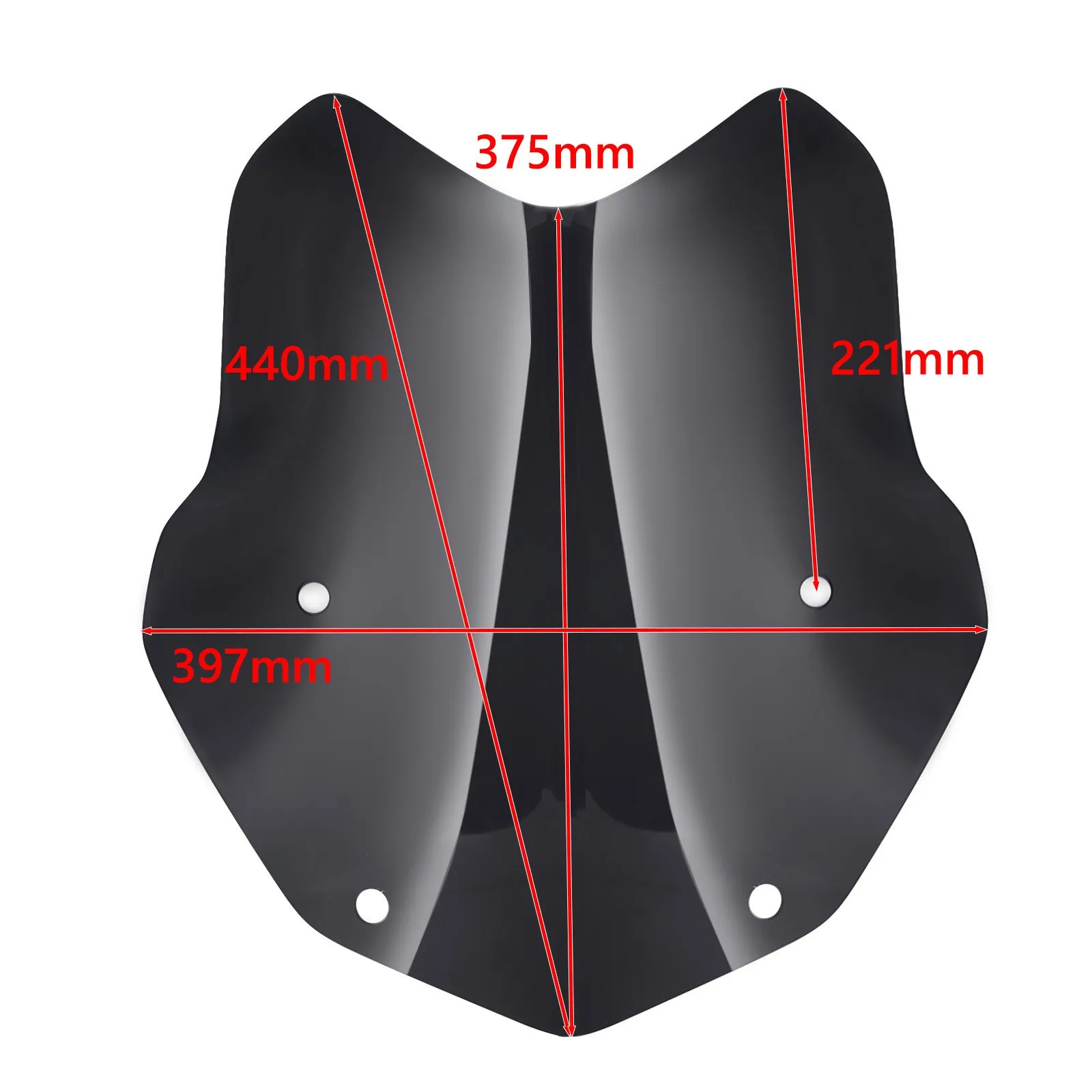 

Windshield WindScreen For BMW R1200GS Adv LC 2014-2018 R1250GS Adventure 2019