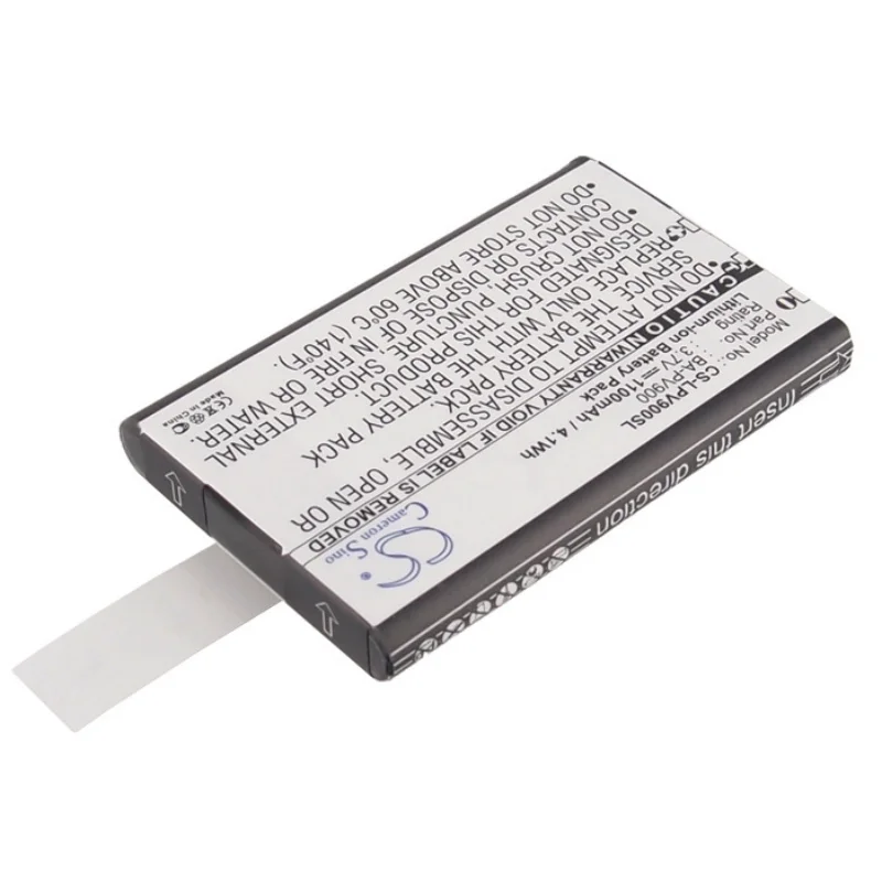 3.7V 1100mAh CS-LPV900SL Recorder Battery BA-PV900 for Lawmate PV-900, PV-900 EVO HD, PV-900FM