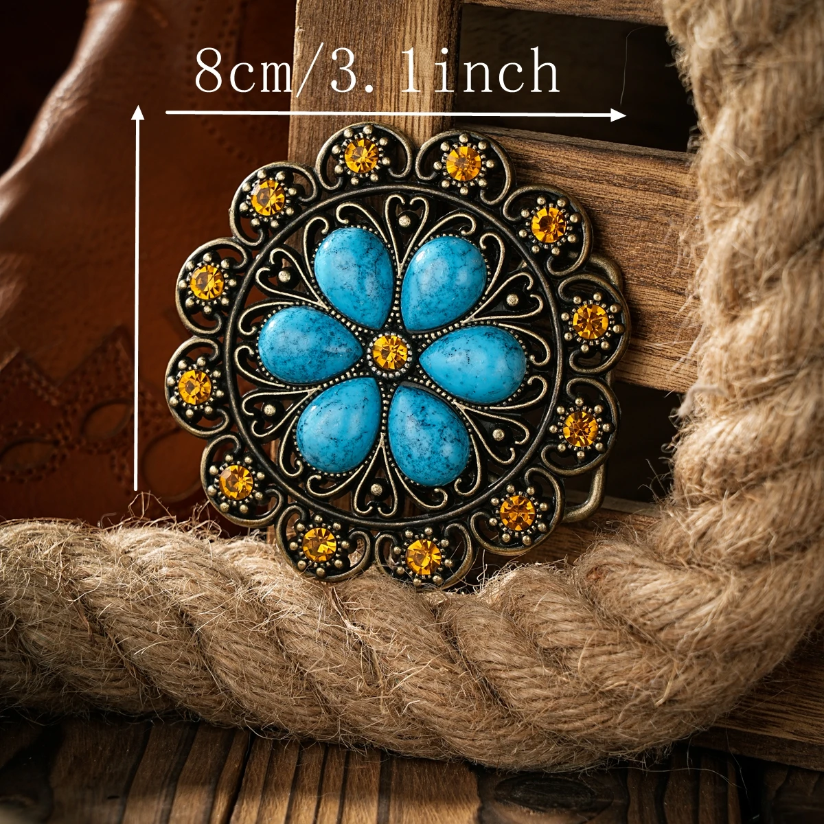 Western Style Plate Buckle Belt Buckle The First Belt Buckle