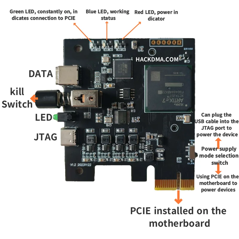 DMA card dma board (Direct Memory Access ) Memory leet dma engima ranger raptor