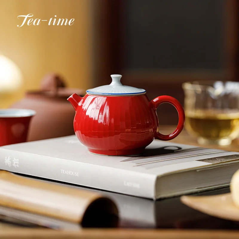 

Ручная роспись керамический чайник для заварки чая, чайник с фильтром, запретный город, чайник для заваривания красного чая, китайские горшки, набор принадлежностей ручной работы