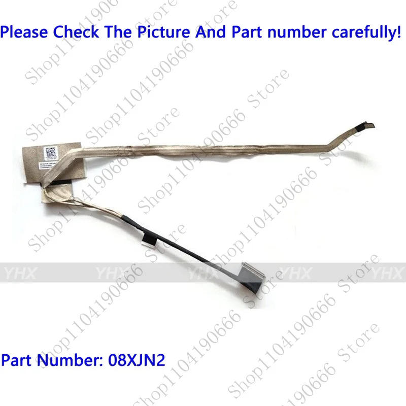 

+ компоненты ноутбука, новинка для Dell Latitude 7400 E7400, ЖК-кабель, провод экрана Lvds, линия 08XJN2 8XJN2.++