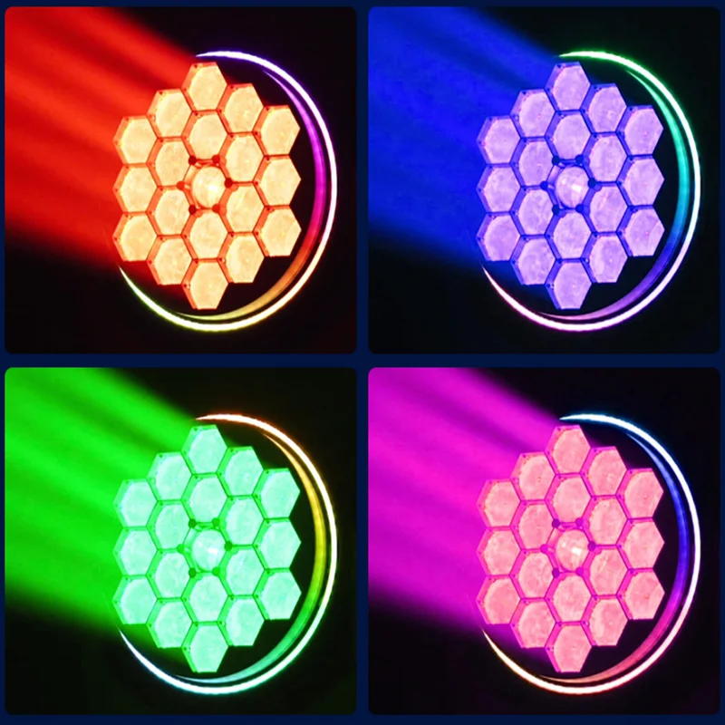 19x40 واط عيون النحل الكبيرة وشريط LED ضوء متحرك للرأس عرض مسرحي dmx512 ضوء النادي الليلي حفل زفاف نادي بار عرض الحدث