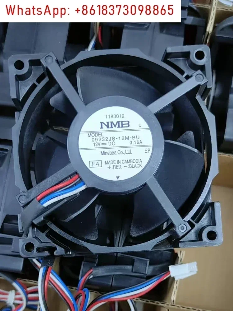 

Вентилятор охлаждения NMB DC12V 0.16A двигатель холодильника с воздушным охлаждением 09232JS-12M-BU
