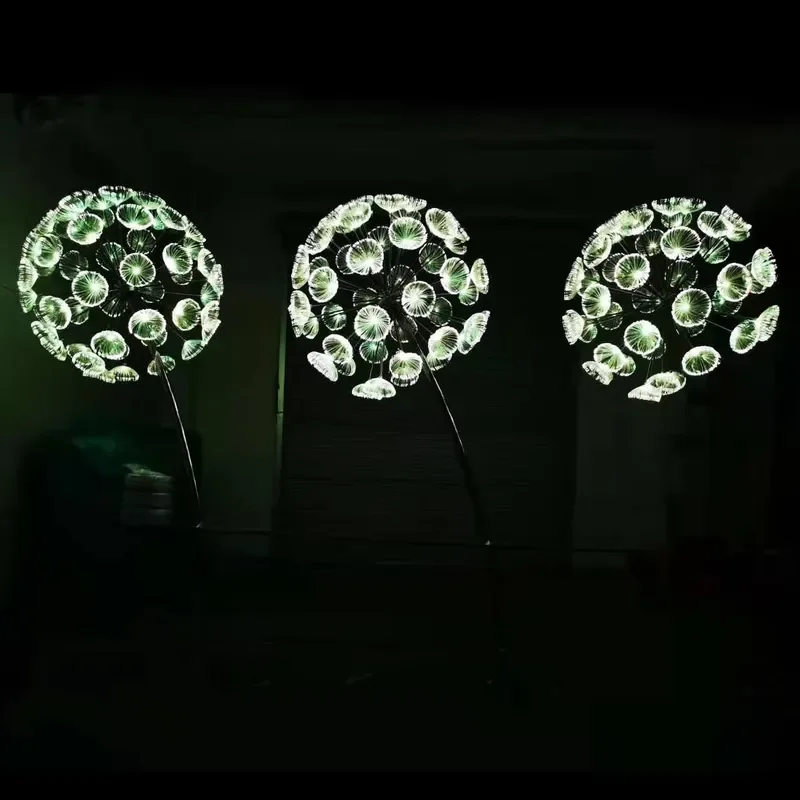 2021 New Fiber Optic Flowers Dandelion Decoration Led String Lights