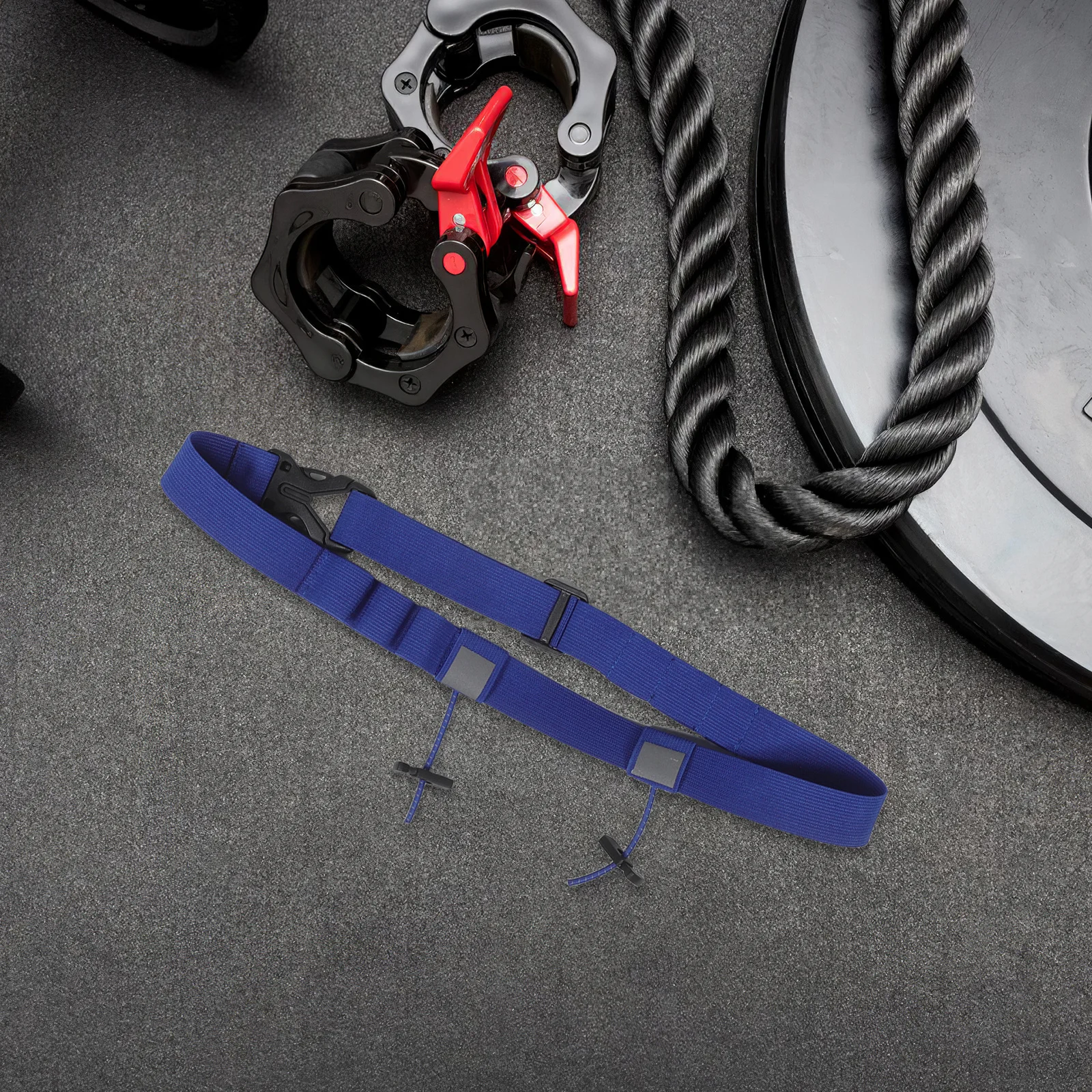 

2Pcs Marathon Running Belt Lightweight Adjustable 6 Loops Reflective Bib Holder for Cycling Trail Races Running Bib Belt