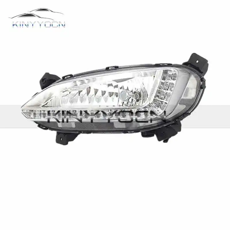 For Hyundai Santa Fe Maxcruz 2013 14 15 16 Front Bumper Fog Light Foglight Fog Lamp Foglamp DRL Day Running Lamp Headlight